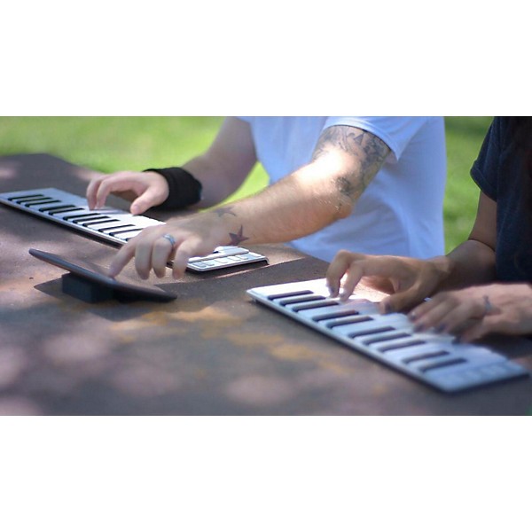 CME Xkey Air Wireless Bluetooth Mobile Keyboard Controller Silver 37 Key - Image 6