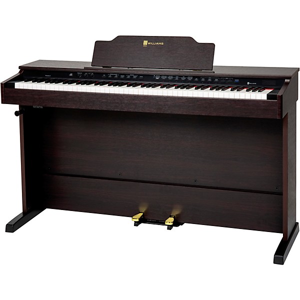 Williams Rhapsody III 88-Key Console Digital Piano - Walnut - Image 3