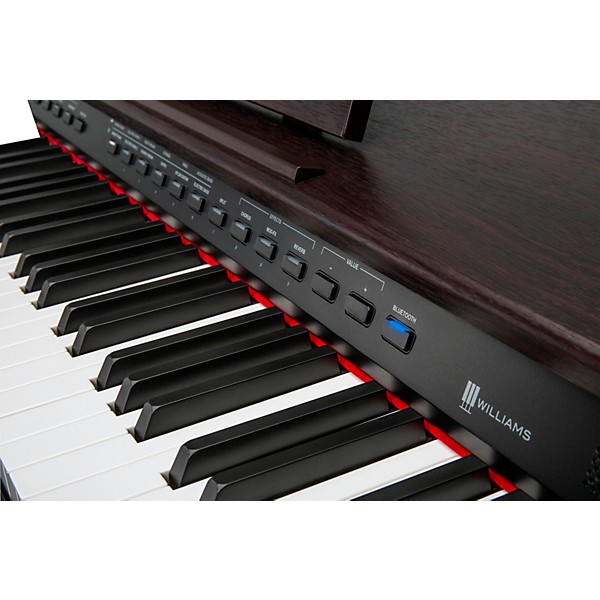 Williams Rhapsody III 88-Key Console Digital Piano - Walnut - Image 6