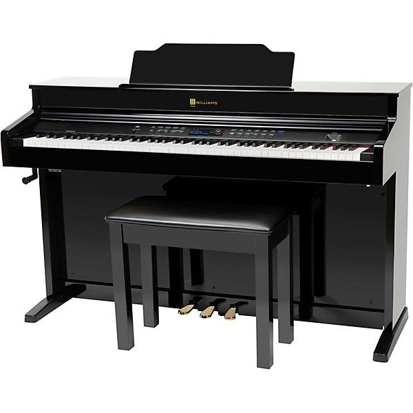 Williams Overture III 88-Key Console Digital Piano With Bench - Ebony - Image 3