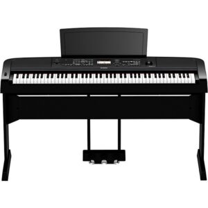 Yamaha DGX-670 Keyboard With Matching Stand & Pedal - Black