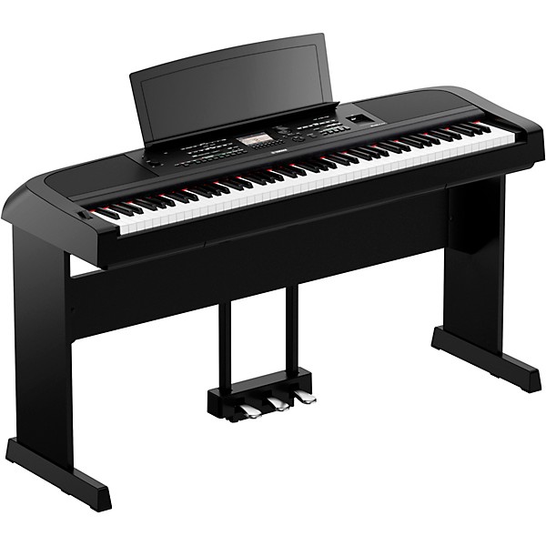 Yamaha DGX-670 Keyboard With Matching Stand & Pedal - Black - Image 2