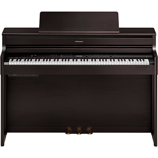 Roland HP704 Digital Upright Piano With Bench Dark Rosewood - Image 3