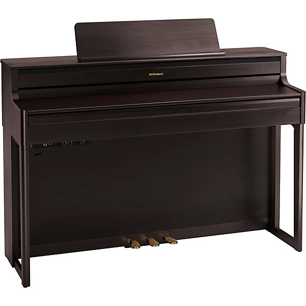 Roland HP704 Digital Upright Piano With Bench Dark Rosewood - Image 6