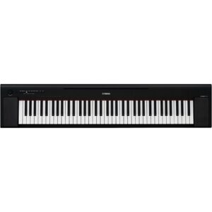 Yamaha Piaggero NP-35 76-Key Portable Keyboard With Power Adapter Black