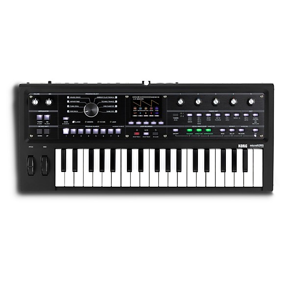 KORG microKORG 2 Keyboard Synthesizer & Vocoder - Limited-Edition Black