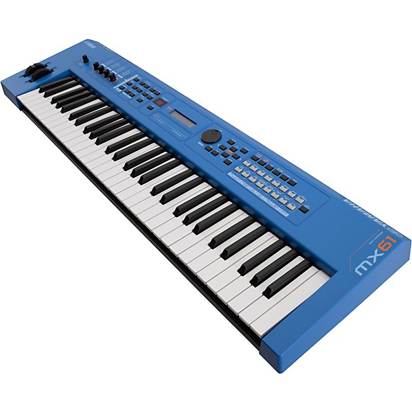 Yamaha MX61 61-Key Music Production Synthesizer Essentials Bundle Blue - Image 3