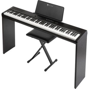 Williams Legato LE Pack 88-Key Digital Piano with Power Supply, Sustain Pedal, Wooden Stand and Bench