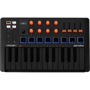 Arturia MiniLab 3 MIDI Controller - Orange