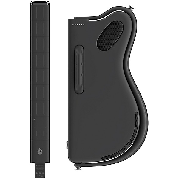 LAVA MUSIC LAVA GENIE Stringless Smart Guitar With Custom Travel Case Black - Image 3