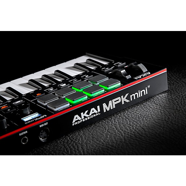 Akai Professional MPK Mini IV 25-Key MIDI Keyboard Controller - Black - Image 7