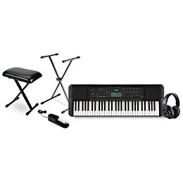 Yamaha PSRE283 61-Key Portable Keyboard Essentials Bundle - Image 3