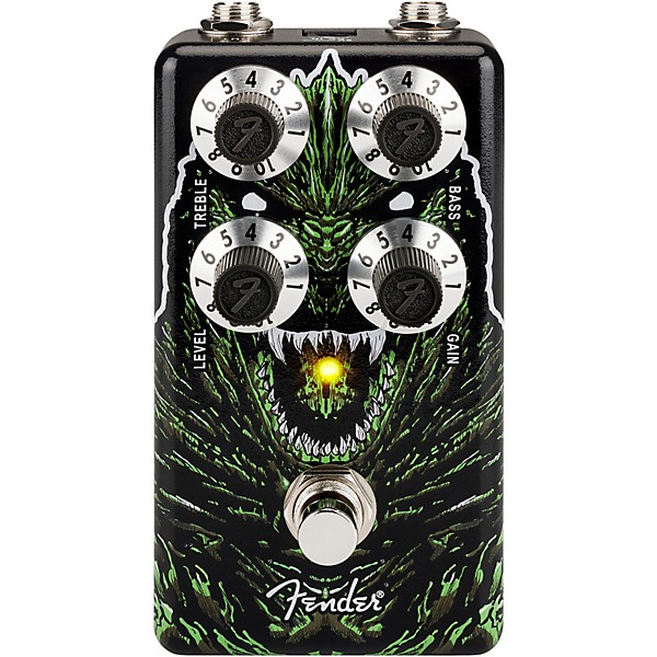 Fender Godzilla Distortion Pedal - Black and Green