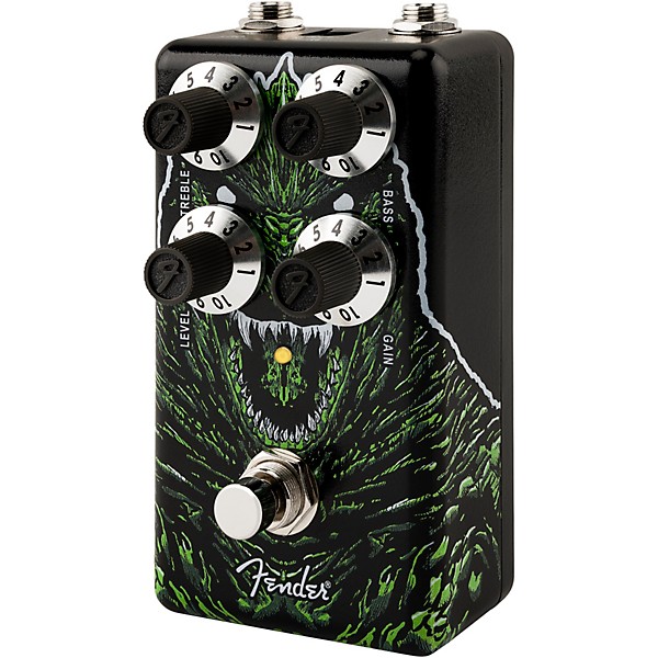 Fender Godzilla Distortion Pedal - Black and Green - Image 3