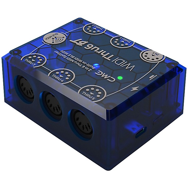 CME WIDI Thru6 BT Hybrid MIDI Thru/Splitter Box - Image 3